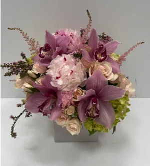 spring peony  centerpiece